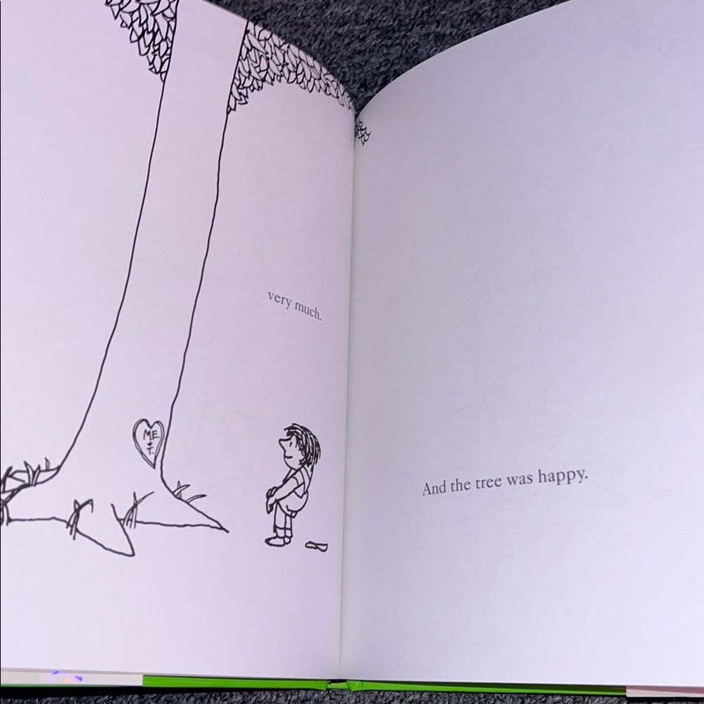 The Giving Tree by Shel Silverstein Hardcover Book - Picture 4 of 4